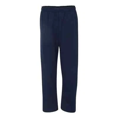 Gildan Adult Fleece Open Bottom Sweatpants with Pockets Style G18300 & G28300 - Image 1 of 4