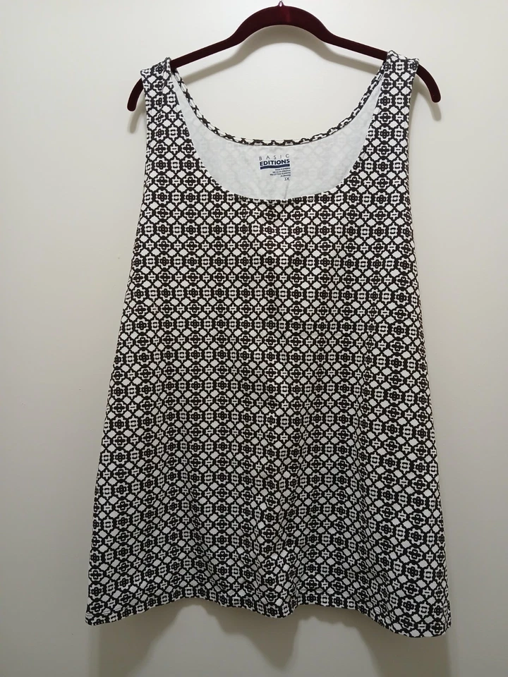 Basic Editions Women's Tank Top 3x - Image 1 of 2