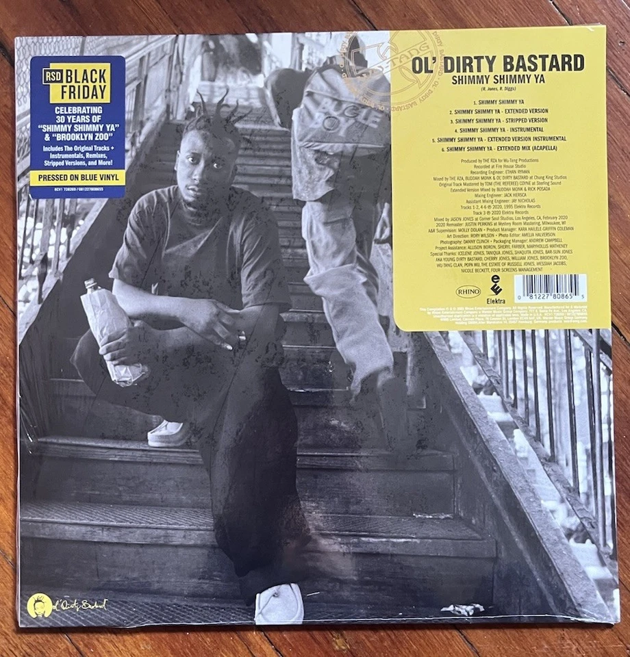 Ol Dirty Bastard Shimmy Shimmy Ya 12” RSD 2025 Limited Blue Vinyl  - Image 1 of 1