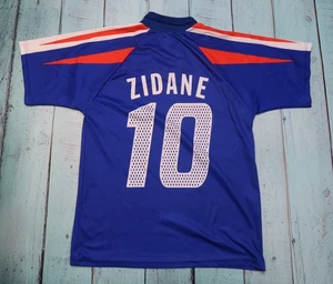 ✅Retro Fußball Trikot ZIDANE 10 Fußball Trikot National Frankreich Herren Gr. XS,S - Bild 1 von 19