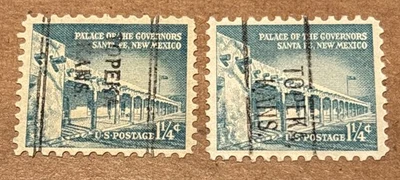 2 TOPEKA KS PRECANCEL TYPE 243 DLE TYPE 839 SC 1031A OG MNH PB4 - Image 1 of 3