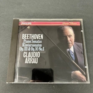 Beethoven Piano Sonatas Op 111 Op 10 No 1 Claudio Arrau CD RARE FAST SHIP - Picture 1 of 3