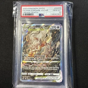 Hisuian Zoroark VSTAR GG56/GG70 Crown Zenith: Galarian Gallery - PSA 10 gemas como nuevo - Imagen 1 de 1