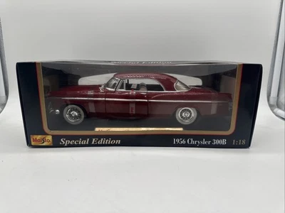 Maisto 1956 Chrysler 300B Red 1:18 Scale Special Edition Vehicle #31897 - Image 1 of 4