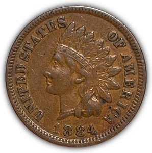 1884 Indian Head Cent Auswahl sehr schön ss + Münze #24756 - Bild 1 von 3
