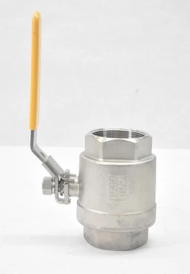 OSVF Stainless Steel Ball Valve 1000 WOG Threaded Full Port 2-1/2" x 2-1/2" - Image 1 of 4