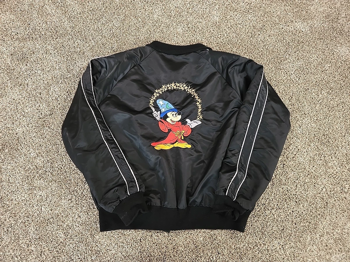 ヴィンテージ　ディズニー ファンタジア サテンジャケット　ミッキー ヴィンテージ ディズニー ファンタジア サテンジャケット ミッキー