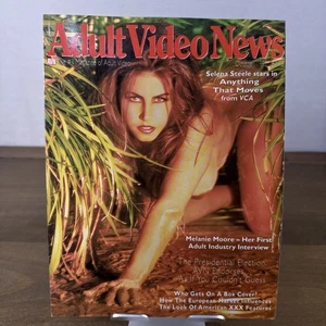 AVN Adult Video News Magazine October 1992 Selena Steele - Picture 1 of 4