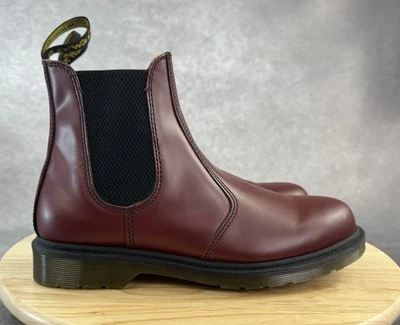 Botas Chelsea DR MARTENS Borgoña 2976 Hombre Talla 8 Foto 1 de 4