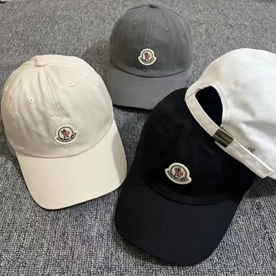 Unisex Monclerr Sombrero Tradicional Gorra de Béisbol Gorra de Golf Ocio Sombrero Ajustable Foto 1 de 4