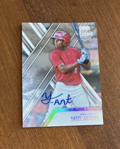 Yasel Antuna 2017 Panini Elite Auto #123 Washington Nationals - Picture 1 of 2