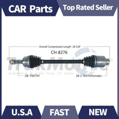 For Jeep Patriot Compass 4WD Front Pass Right CV Axle Shaft SurTrack CH-8276_HL - Image 1 of 3