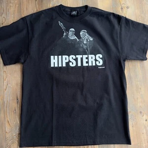 Extremely Rare Vintage New 2008 Freshjive "Hipsters" Men's T-Shirt Black - Picture 1 of 3