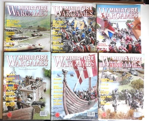 Miniature Wargaming Magazine 6 issues from 2001 nos 218 219 220 221 222 223 - Picture 1 of 1
