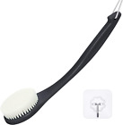 Exfoliating Shower Brush Bath Body Brush, Never Mold 15" Back Brush Long Handle