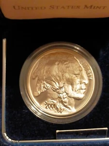 2001 Smithsonian American Buffalo Commemorative Proof Silver Dollar w/COA - Picture 1 of 5
