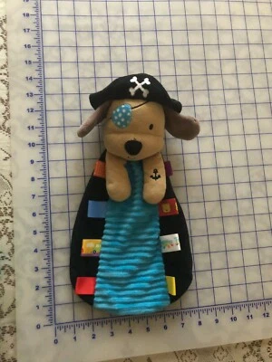 Taggies 海盗小狗毛绒安全毯 Lovey 摇铃 — 第 1/4 张图片