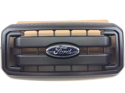 Ford F-250 F-350 Super Duty parrilla negra con emblema ovalado nuevo OEM Foto 1 de 4