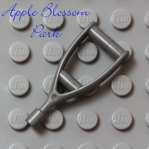 NEW Lego Minifig CRUTCH - Boy Girl Flat Silver Gray Broken Leg Utensil - Picture 1 of 4