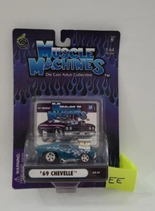 Muscle Machines Die Cast Adult Collectible '69 Chevelle Car 2003 New ⬇️ EE - Picture 1 of 22
