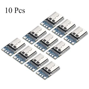 Złącze USB 3.1 typu C 24 piny gniazdo z płytką PCB do ładowania 10 sztuk - Zdjęcie 1 z 4