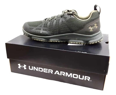 Under Armour Men’s Micro G Strikefast Hiking Tactical Shoes – Marine Green - Image 1 of 4