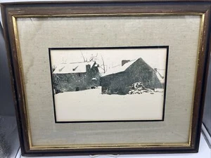 ANDREW WYETH BRINTON'S MILL FRAMED PRINT Vintage 1960s Turner Wall Art - Picture 1 of 18