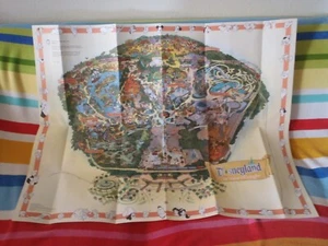 Disneyland Park 45th Anniversary Commemorative 2000 Folded Poster Map 34" X 26" - Picture 1 of 8