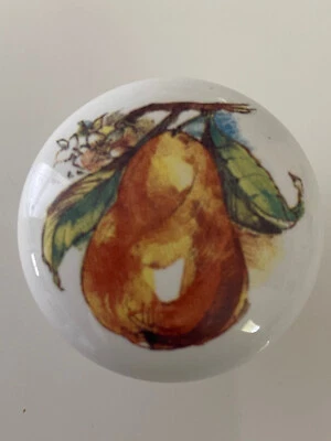 Pear Brainerd P95715V PR C Cabinet Pull Handle Knob Ceramic 8 Available Vintage - Image 1 of 4