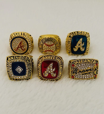 Atlanta Braves Ultimate Collection Champion Ring SET M, US🇺🇸 SHIP Cover