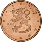 [#1250769] Finlande, 5 Euro Cent, 2003, Vantaa, SUP, Cuivre plaqué acier, KM:100