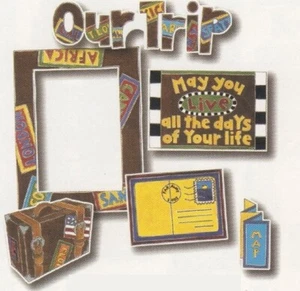 "OUR TRIP" MY MIND'S EYE SEASONS DIE CUT SETS * TRAVEL VACATION - Picture 1 of 2