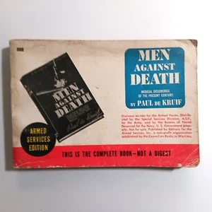 Armed Services Edition 808, Men Against Death, Paul De Kruif, 1932 - Picture 1 of 5