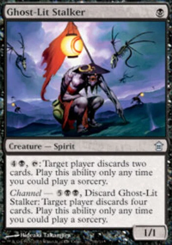Ghost-Lit Stalker - Foil ~ Moderately Played Saviors of Kamigawa MTG Magic Ultim - Image 1 of 1