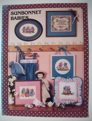 Sunbonnet Babies counted cross stitch pattern - Image 1 of 3