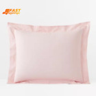 Company Essentials Petal Pink Organic Cotton Percale Standard Sham