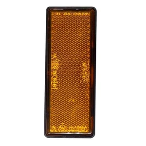 10pcs Amber Orange Stick on Adhesive Reflectors IP67 for Trailer Truck Caravan - Zdjęcie 1 z 9
