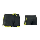 Asics Women's Running Shorts (Size XS) Black/Fluorescent Aquila Shorts - New