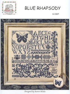 Rosewood Manor Designs - S-1307 Blue Rhapsody - Diseño original de Karen Kluba - Imagen 1 de 1