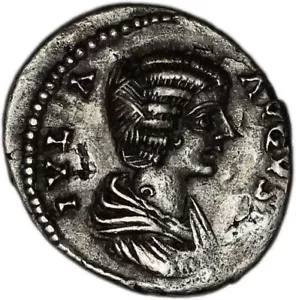 ROMAN EMPIRE coin Denarius, empress Iulia Domna 206 A.D. Felicitas, Laodicea - Picture 1 of 7