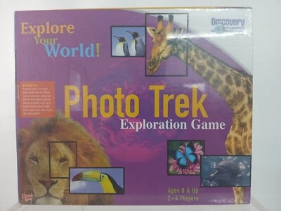 DISCOVERY CHANNEL PHOTO TREK ANIMAL EXPLORATION BOARD GAME NEW SEALED - Image 1 of 4