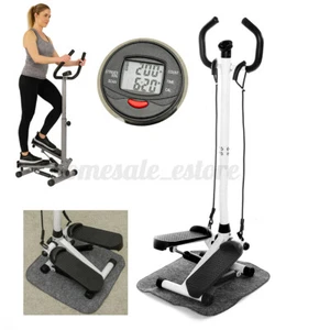 Fitness Air Stair Stepper Elliptical Machine Cardio Equipment w/ LCD Display - Picture 1 of 9