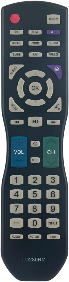 Mando a distancia reemplazado LD230RM para TV LED LCD APIX Digital RTLD230RM LE3245M Foto 1 de 1