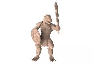 Lizard Fighter D | Sync Ratio Systems | Wargaming RPG D&D 3d printed Mini - Picture 1 of 1