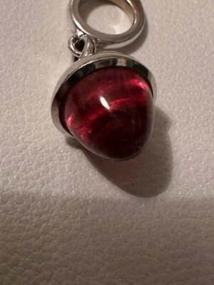 Tamara Comolli Mikado 18k Weißgold Anhänger mit rosa Tourmaline Gr. M - Bild 1 von 4