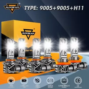 Faro LED + bombillas antiniebla 6500K 6 piezas para Toyota RAV4 2013 2014 2015 AUXBEAM Canbus - Imagen 1 de 12