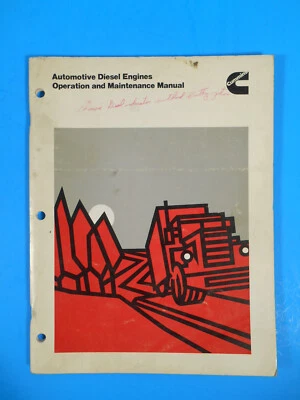 1976 Cummins Automotive Diesel Engines Operation And  Maintenance Manual - Image 1 of 4