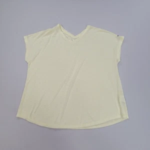 Columbia Shirt Womens Extra Large Yellow Short Sleeve Comfort Casual Ladies - Picture 1 of 9