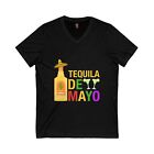 Lustiger niedlicher Mayo-Tequila Cinco de Mayo V-Ausschnitt