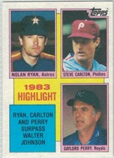 1984 Topps Baseball Cards (1-450) - Pick the Cards You Need to Complete Your Set